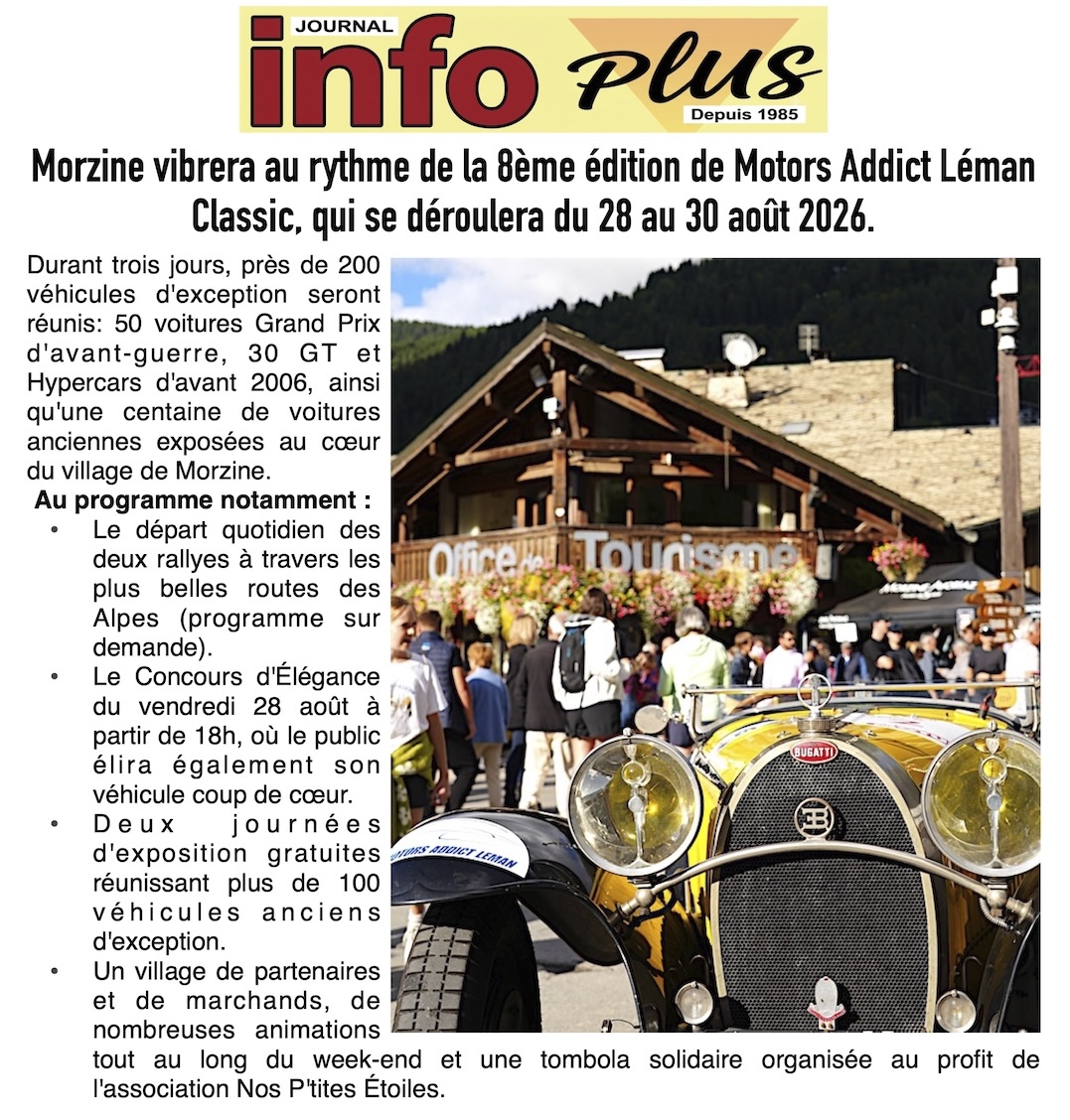 Morzine: 8ème édition de Motors Addict Leman
