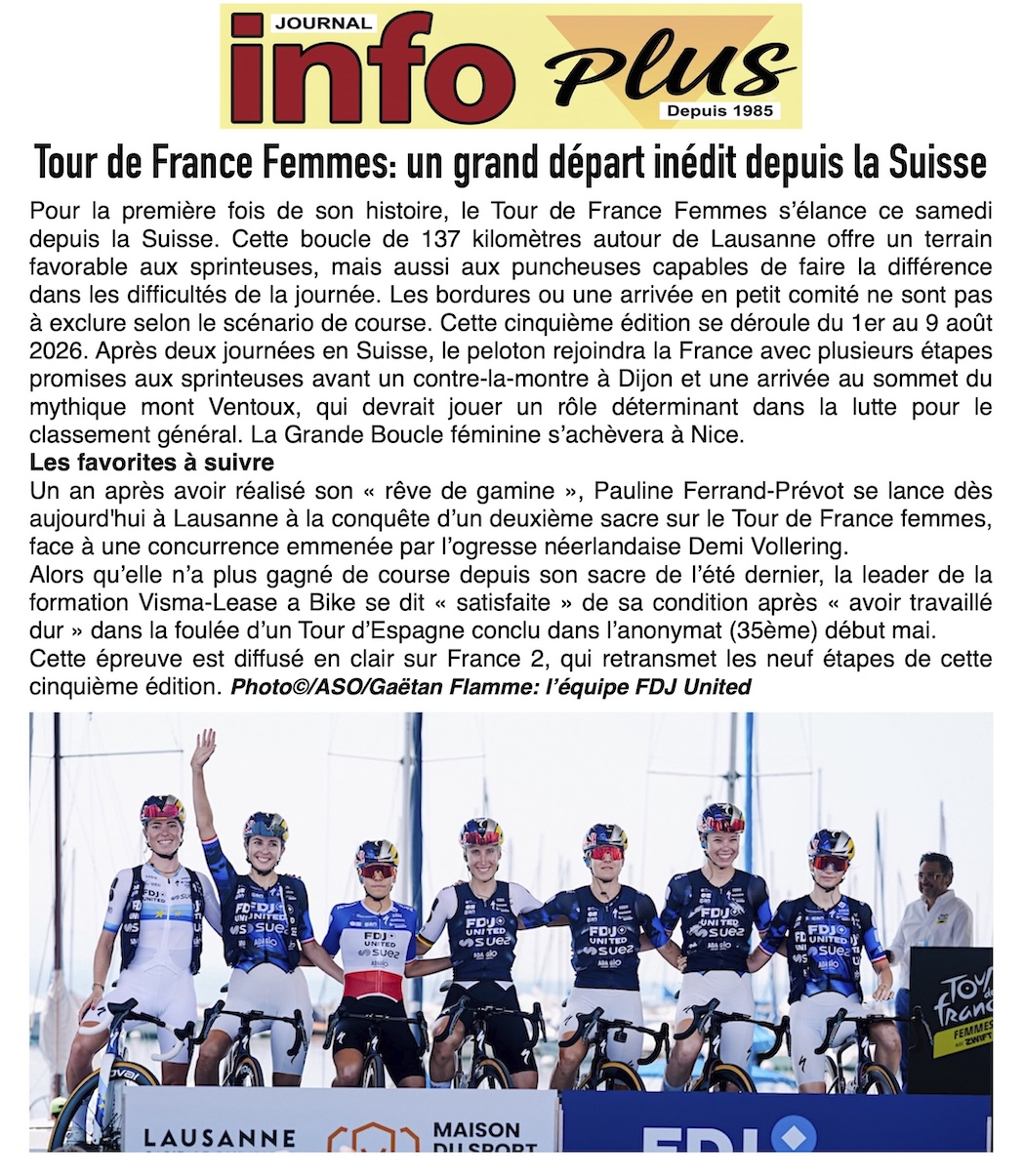 Cap sur la Suisse et le Mont Ventoux : Le peloton féminin prêt pour la Grande Boucle !
