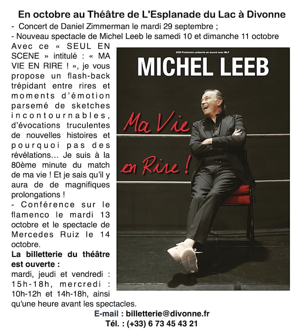 À l'affiche cet automne à l'Esplanade du Lac : jazz, humour et passion flamenca !